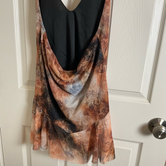 Prettylittlething woman’s Halter Tie-Dye Mini Dress 8 - Picture 7 of 9